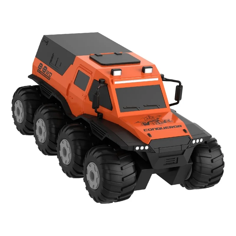 

Электрический полноприводный радиоуправляемый автомобиль для мальчиков, подарок для бездорожья, водонепроницаемый автомобиль с дистанционным управлением, игрушка для детей, земля и вода, двойного назначения