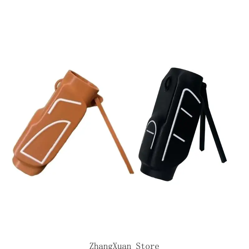 Golftaschen-Stifthalter-Paar mit 3D-Konstruktion für Schreibtisch-Display 3XUF – Detail 4