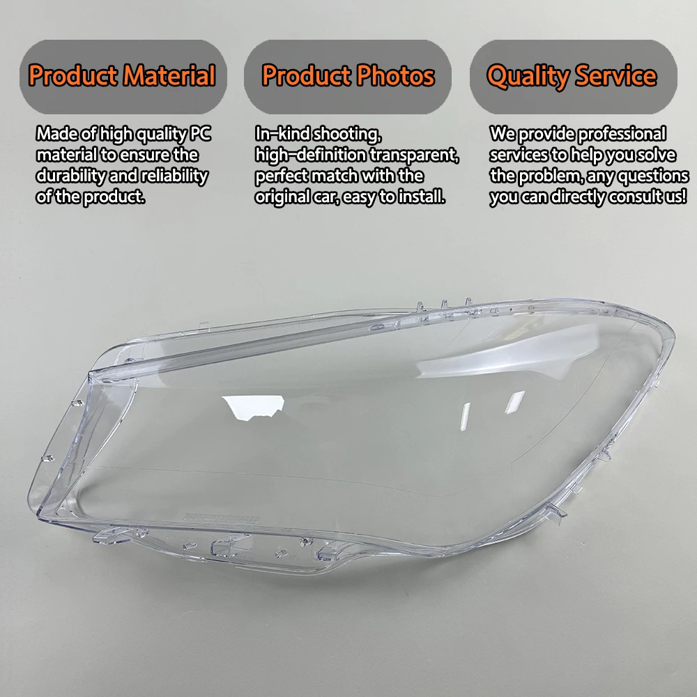 Headlight Lens Shell For Benz CLA W117 180 200 220 250 260 2013 2014 2015 2016 Transparent Headlamp Cover Plexiglass Lampshade