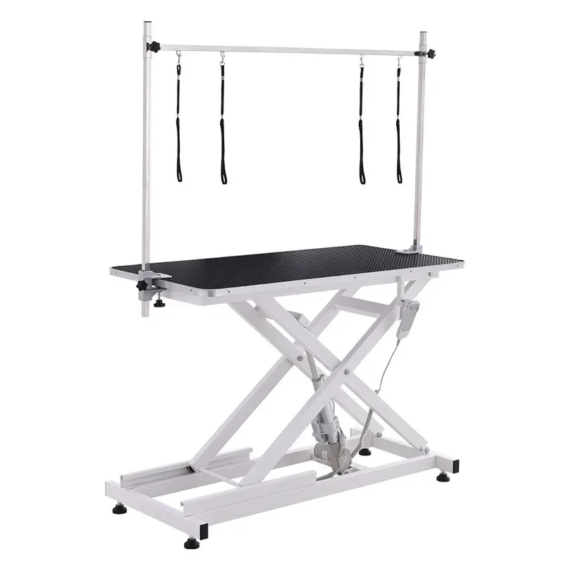 New Electric New Sturdy And Durable Pet Hydraulic Lift Beauty Table Gantry Cat Dog Bath Folding Pet Shop Hospital Special Beauty