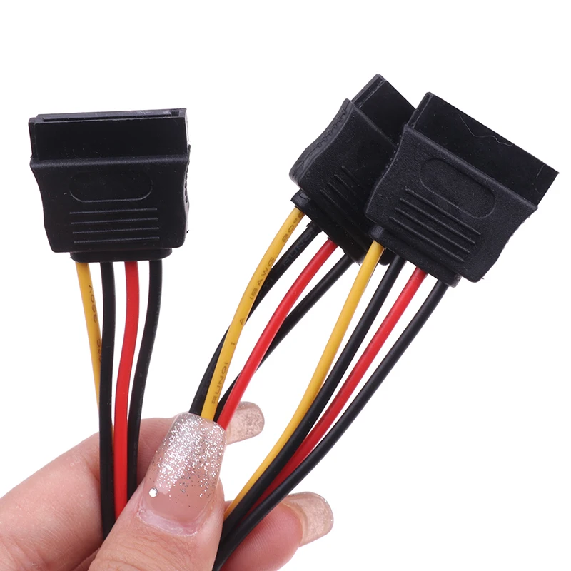 VH3.96 4Pin To 1 or 2-Port SATA Power Cable for Hikvision DAHUA Mini VCR IP Camera CCTV Video Recorder Hard Disk Power 25CM