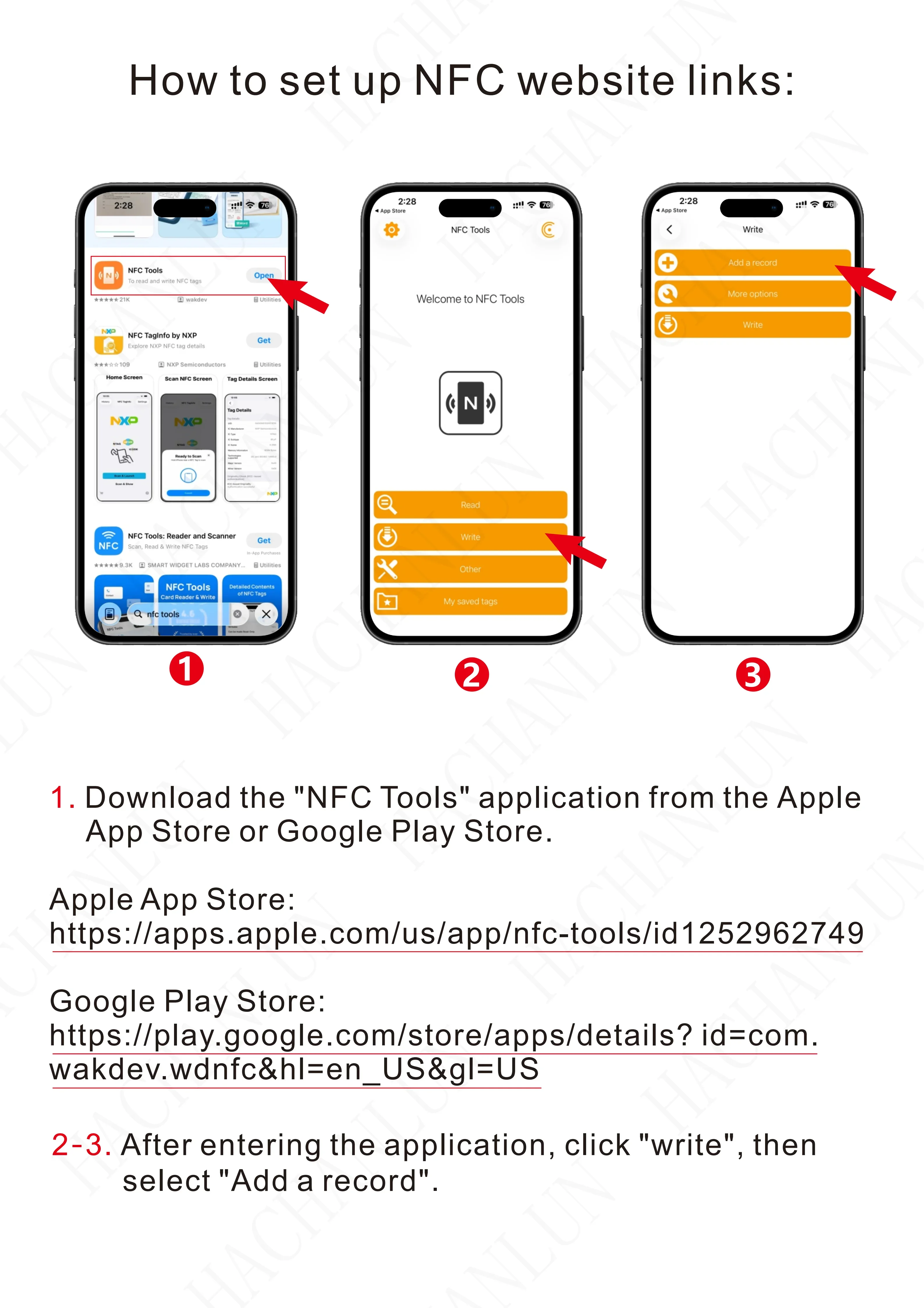 NTAG215 Programmierbare NFC-Desktop-Karte 13,56 MHz, quadratisch & rund, selbstklebender PVC-NFC-Tag für Google Menu Tap Tischaufnahme – Detail 1
