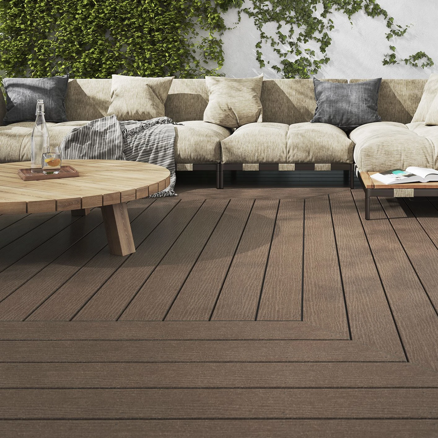 

PVC Garden Landscaping Decking, Pvc Teak Decking Boat, Outdoor Deck/ Decor Waterproof/high Quality & Durable