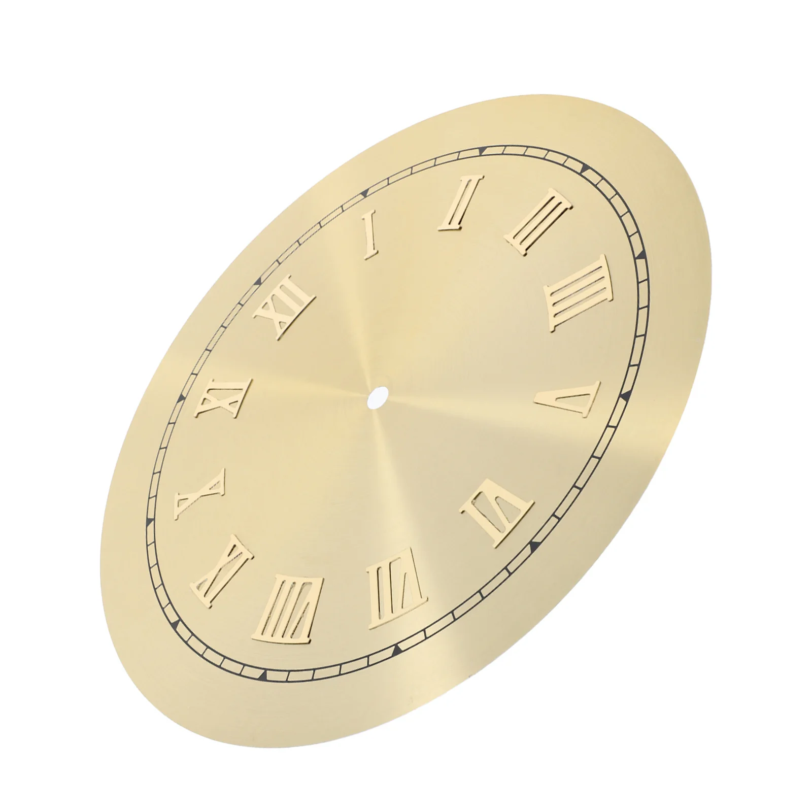 

Metal Clock Dial DIY Kit Round Quartz Face for Vintage Wall Clock Repair and Home Decoration Applications Hanging Clocks Face