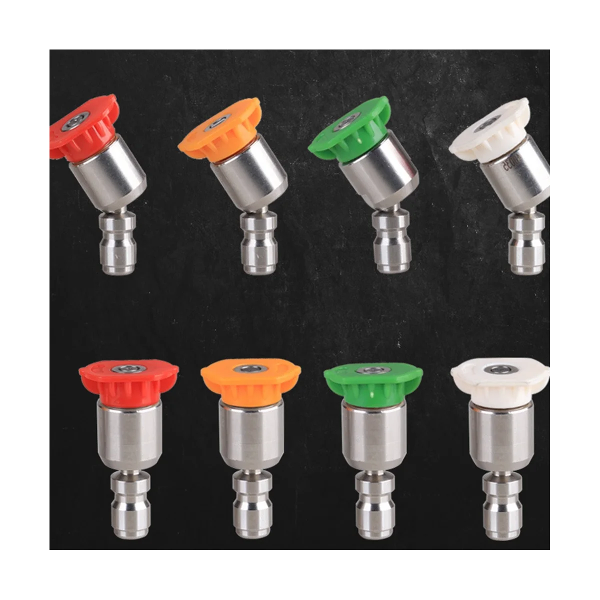 1/4 Inch Stainless Steel 4000Psi Quick Connect High Pressure Spray 0 15 25 40 Degree Nozzle Wash Accessories