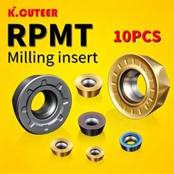 RPMT/RPMW/RDMW Carbide Insert RPMT08T2 RPMW1003 RPMW1204 RDMW1605 Internal Milling Turning Lathe Tool Milling Cutter CNC Tools