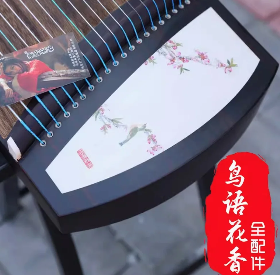 Guzheng 125CM Cítara Chinesa Instrumento de Corda Portátil de 21 Cordas