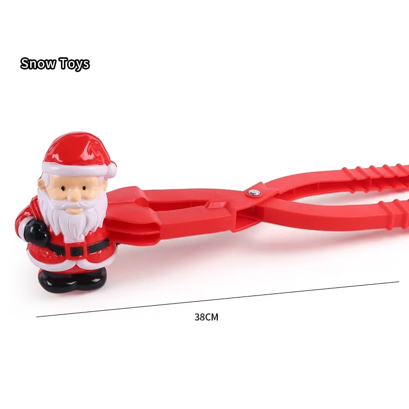 Chrismas Snowball Clip Santa Claus Snow Grasping Clamps Tool Multi-shape Snowballs Grabber Throw Snow Ball Sports Toys Kids Toys