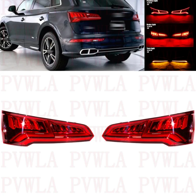 LED Tail Light For Audi Q5 2018 2019 2020 European version 1 Pair 4 pin Rear Lamp Car accessories 80A945093 80A945094