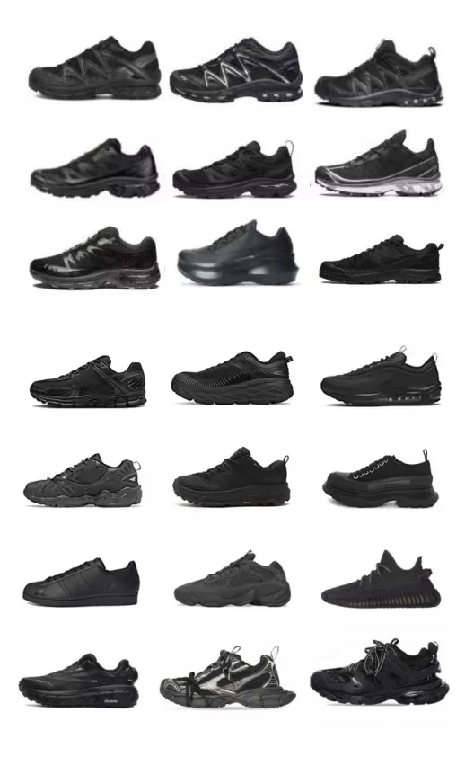 2025 Outdoor Wandelschoenen GTX Prachtige geheel zwarte eenvoudige stijl Designer modeschoenen KAHAS voor heren Trekking Wandelen Hardlopen