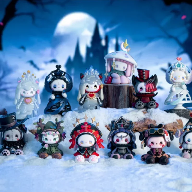 Emma Secret Forest Frostveil Villa Series กล่องตาบอดอะนิเมะ Guess กระเป๋าเครื่องประดับ Figurines Home Decor เดสก์ท็อปตุ๊กตารุ่น