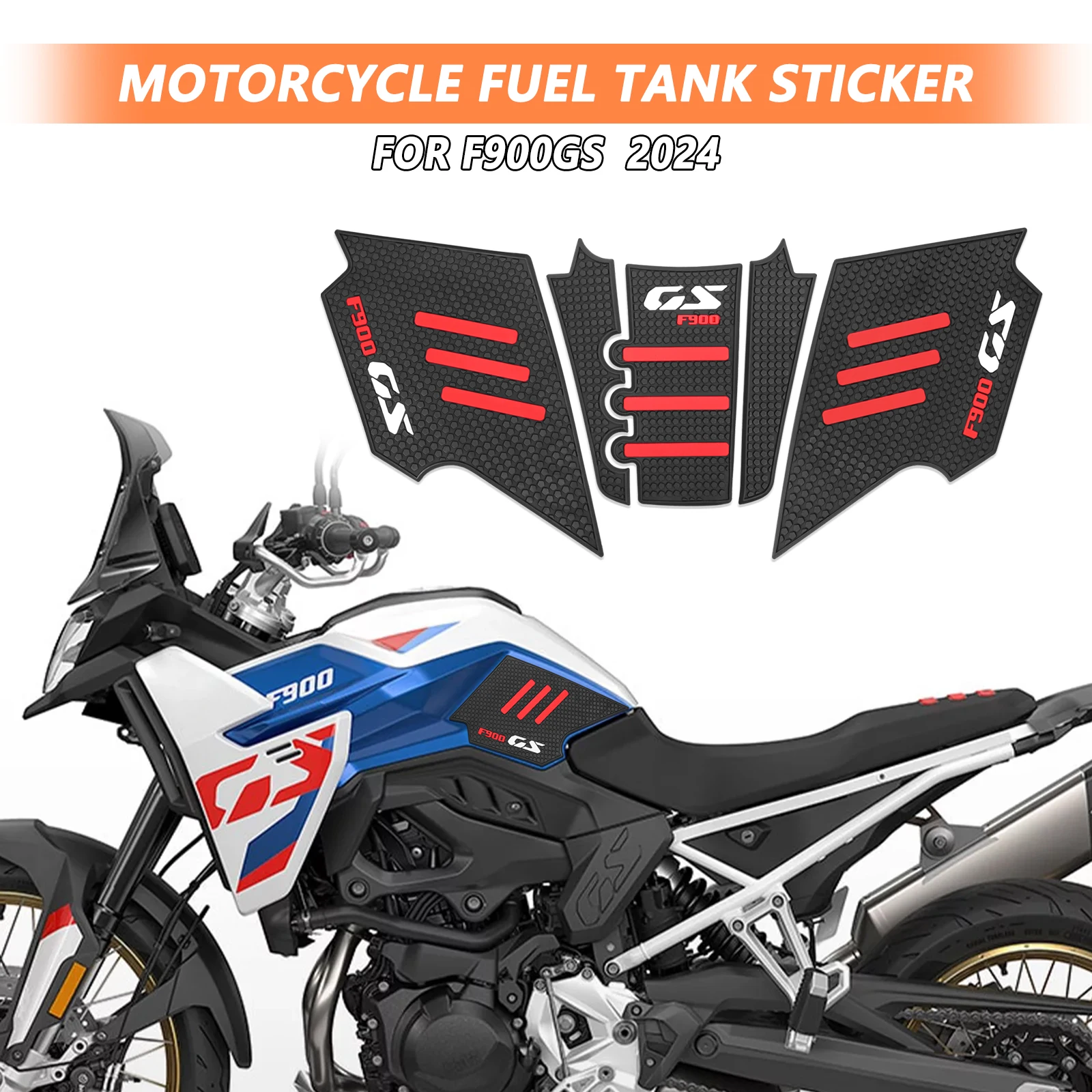 

For BMW F900GS F 900 GS 2024 F900 GS 2025 Fuel Tank Sticker Decal Tank Pad Side Protection Sticker Accessories