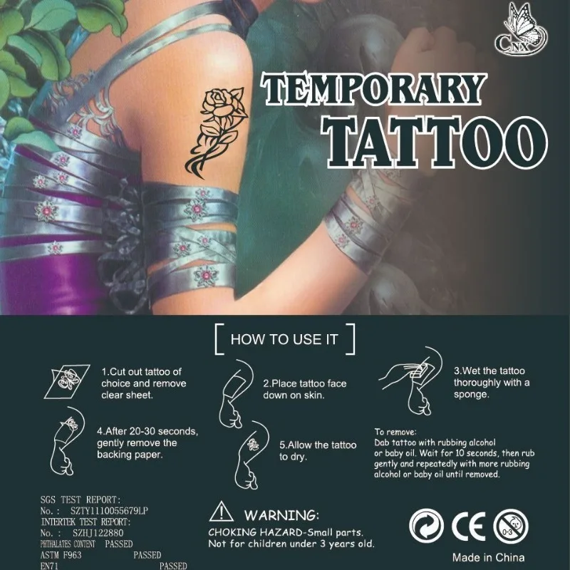 Sanurgente Kuromi-Autocollants de tatouage temporaire pour enfants, fournitures de fête d'anniversaire, faveurs de tatouages mignons, décoration, 4 pièces