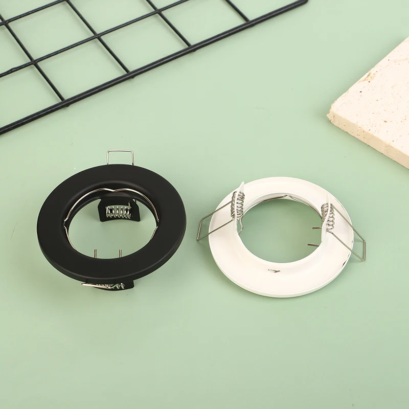 1Pc Down Light Frame Recessed LED Ceiling Downlight GU10 MR16 Ceiling Spot Lights Fixture Spot Light Fitting For Housing