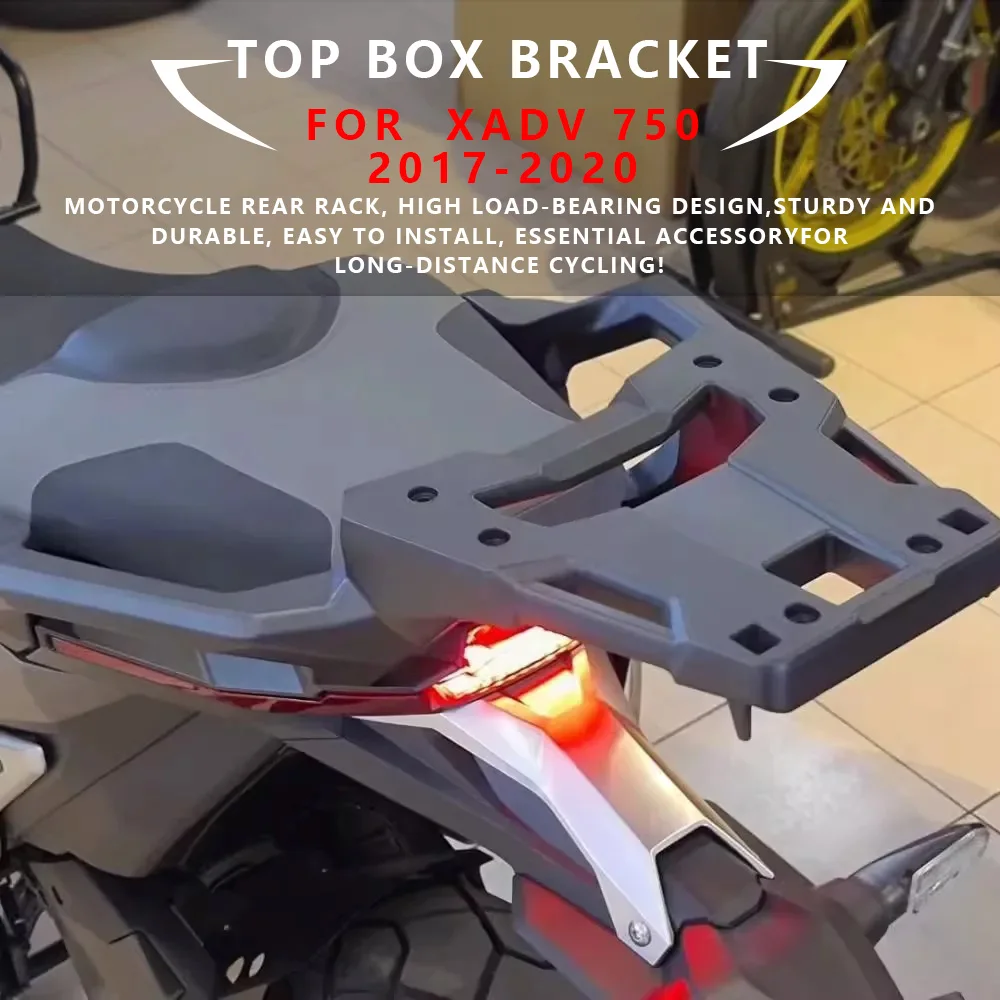 

MTKRACING Top Box Bracket For HONDA X-ADV 750 2017-2020 Motorcycle Rear Luggage Rack Frame Cover Luggage Carrier Rack Holder