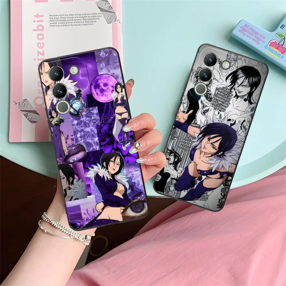 Seven Deadly Sins Merlin Phone Case for VIVO Y77 76 75 74 73 72 58 56 55 51 50 38 36 Y19 Y18 Y03 Y01 5G Soft Shockproof Cover