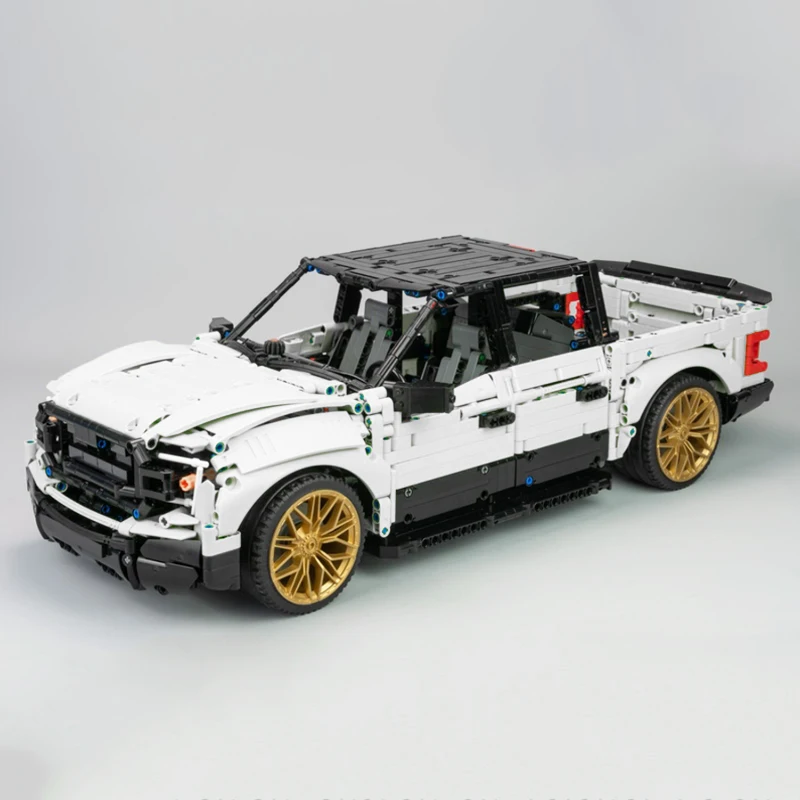 책상 장식 MOC 78624 테크니컬 픽업 트럭 키트 제작 모델 블록 슈퍼 차량 브릭 조립 장난감 크리스마스 선물 어린이용