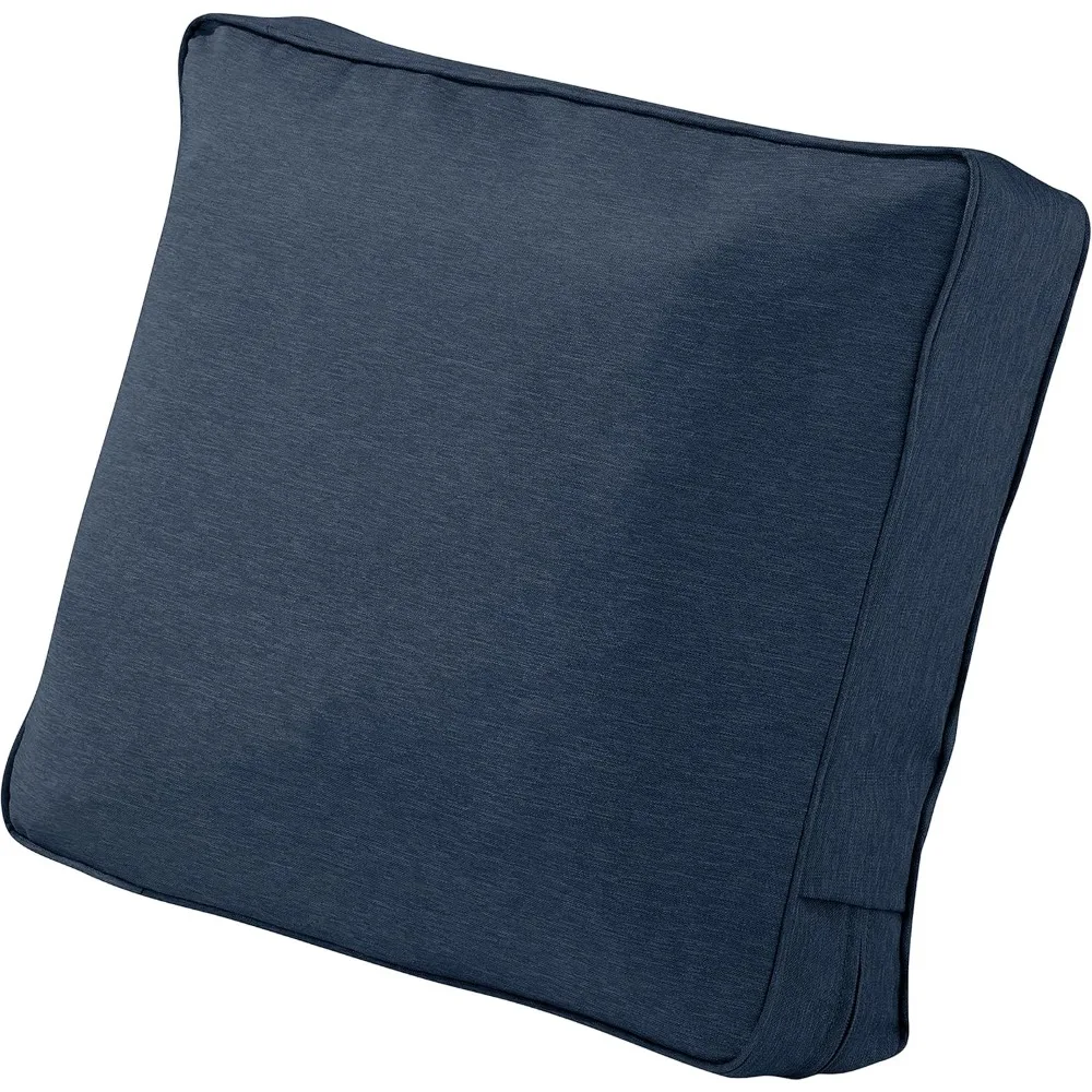 كرسي صالة الفناء الخارجي Montlake FadeSafe ووسادة LoveSeat، 25 × 22 × 4 بوصة، لون نيلي منقط، لأثاث الفناء