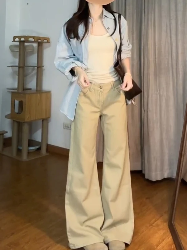 

Утепленные джинсы с микро-клешем Fce Lined для женщин, осенне-зимние, больших размеров, с высокой талией, узкие, с широкими штанинами