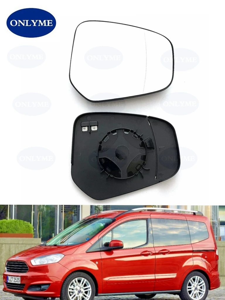 

Wide Angle Car Heated Mirror Glass For Ford Tourneo Custom V362 2019 -2023 / Transit Courier 2014-2023