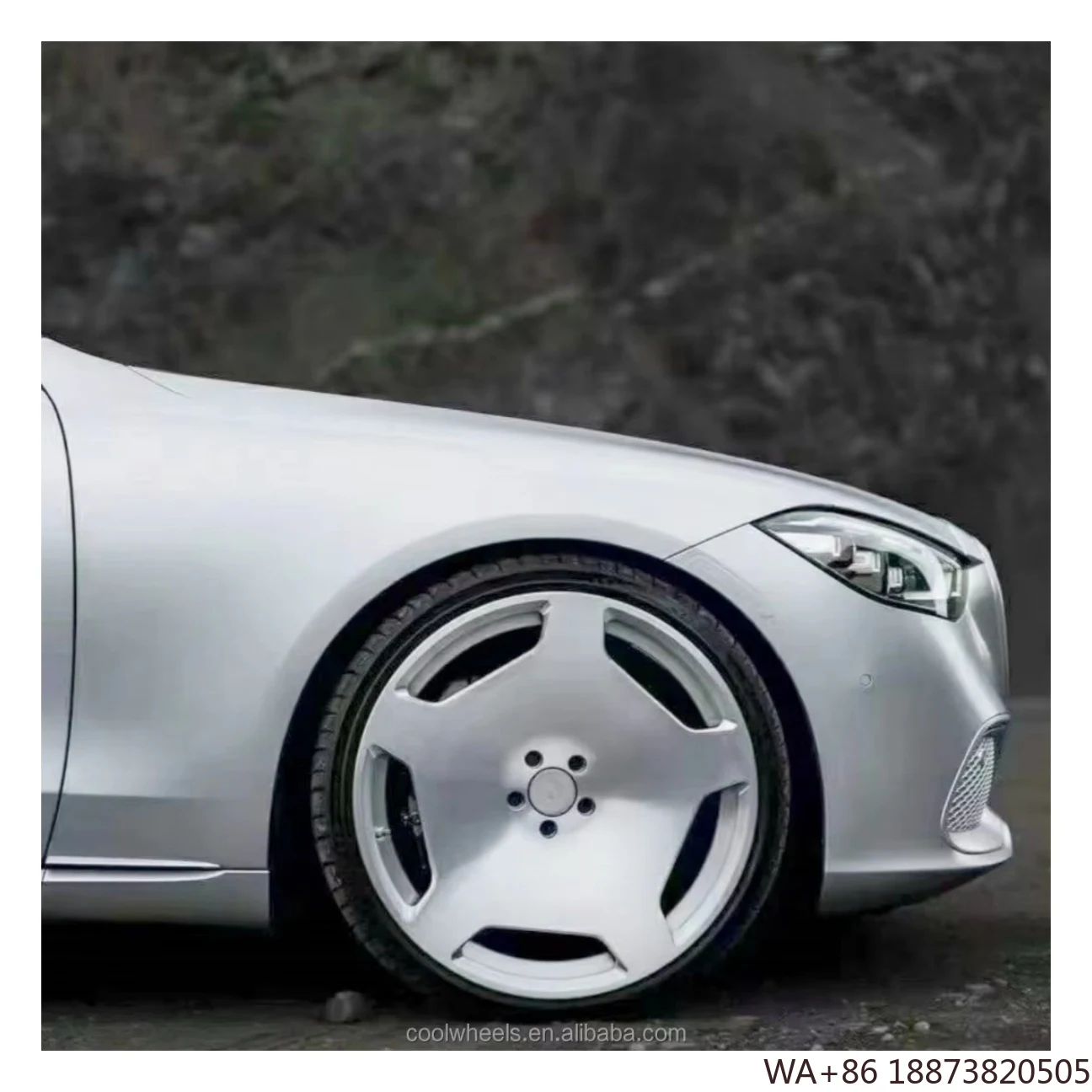 

Bku Forged 5x112 Wheels 19 20 21 22 24 Inch Chrom Custom Alloy Passenger Car Wheels Rims for Mercedes W222 W223 S580 S480 S680