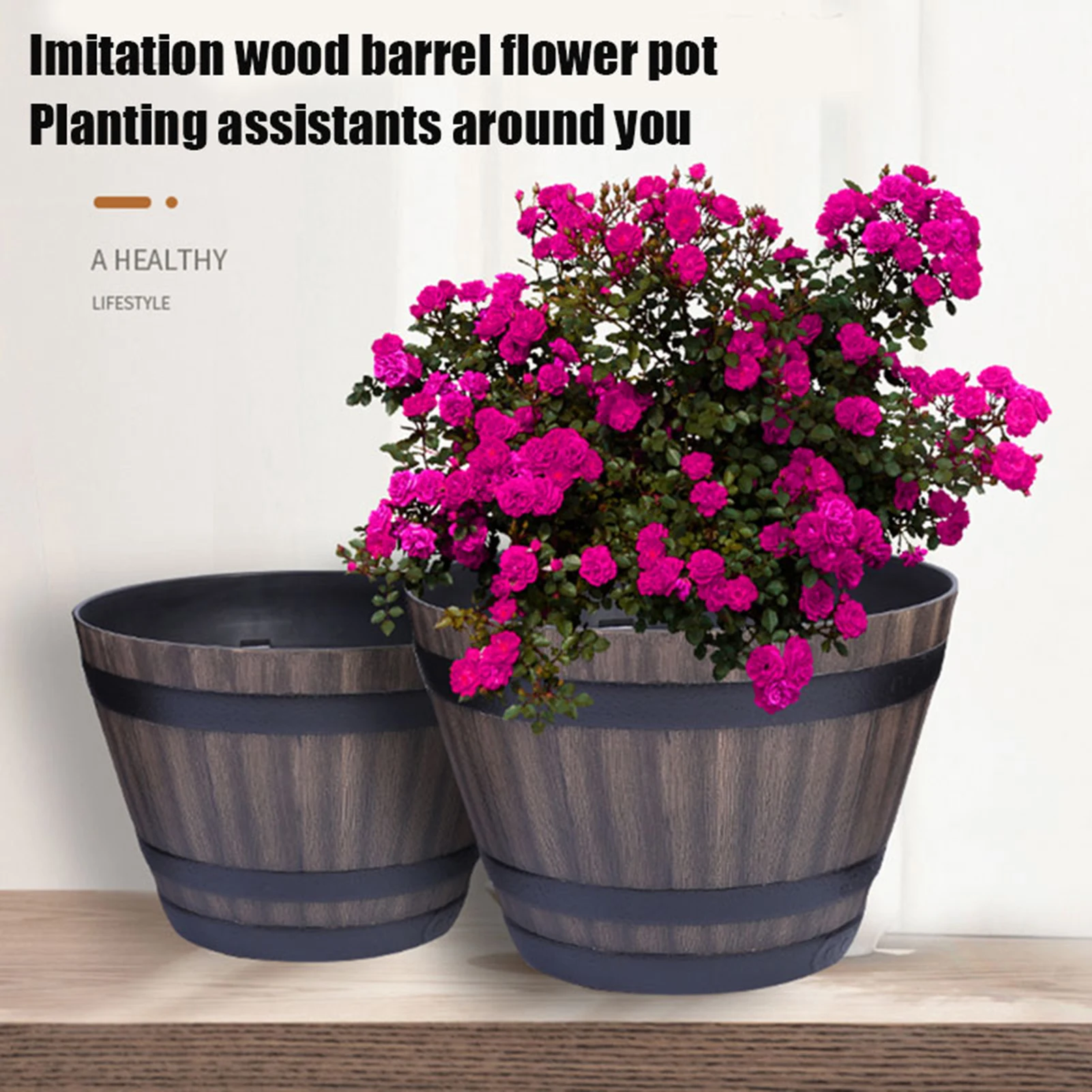 Creative Shape Plants Flower Pots Simple Style Practical Planter Pots for Christmas Birthday Gifts