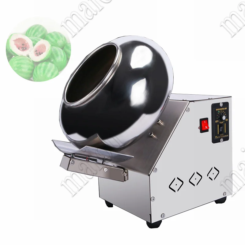 

Small Automatic Nuts Candy Sugar Chocolate Peanut Almond Sugar Pharmaceutical Tablet Nano Film Coating Pan Machines Coater