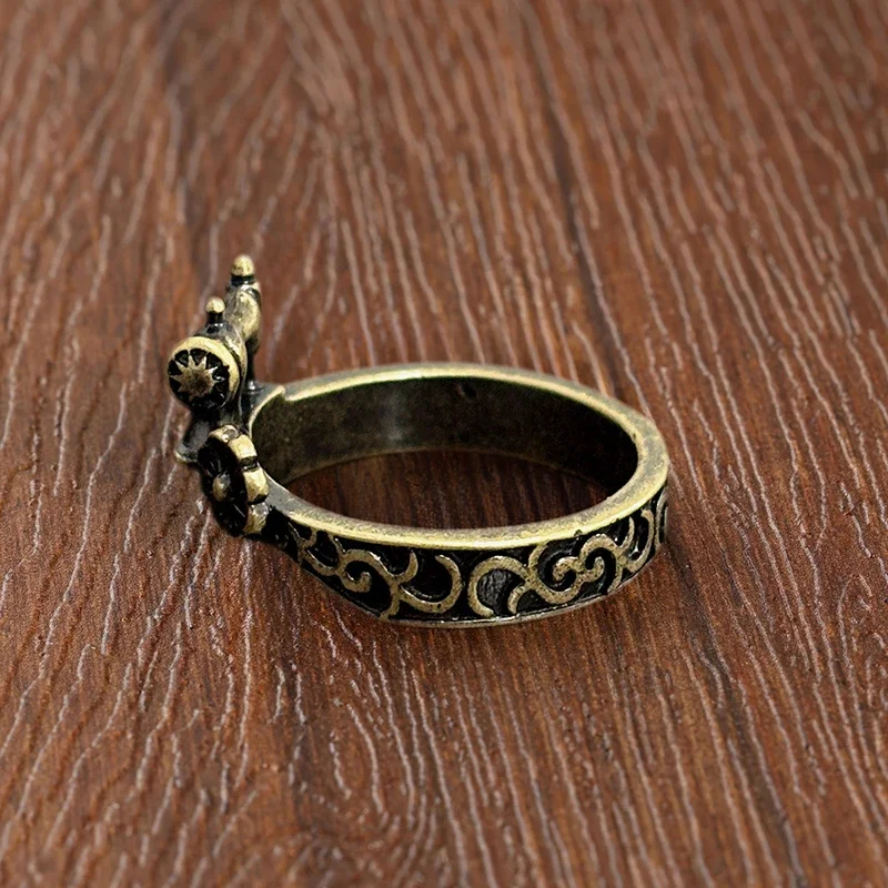 Huitan New Trendy Sewing Machine Rings for Women Exquisite Temperament Finger Accessory Unique Luxury Charming Jewelry for Party