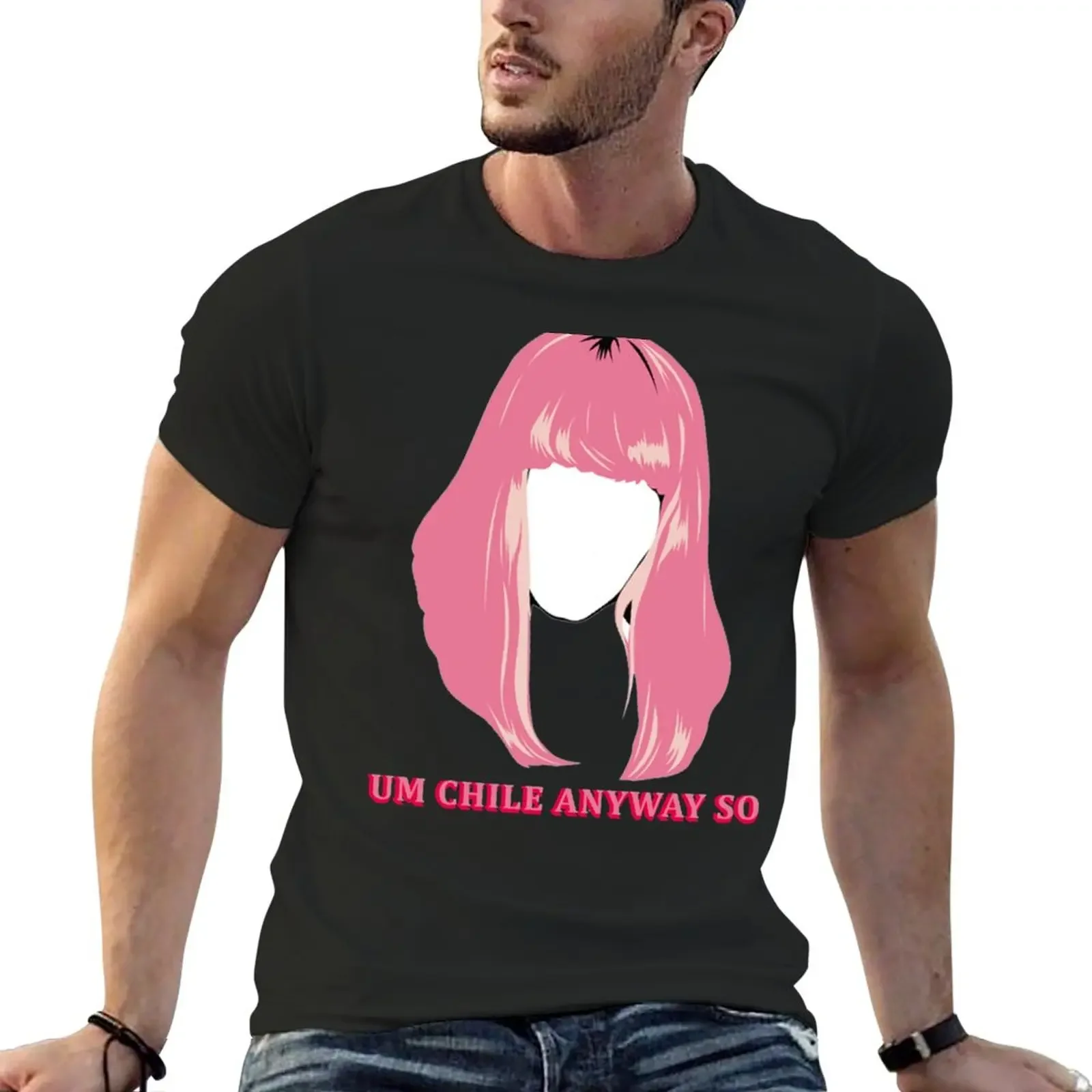 UM CHILE ANYWAY SO_PINKY T-Shirt Blouse vintage t shirt men