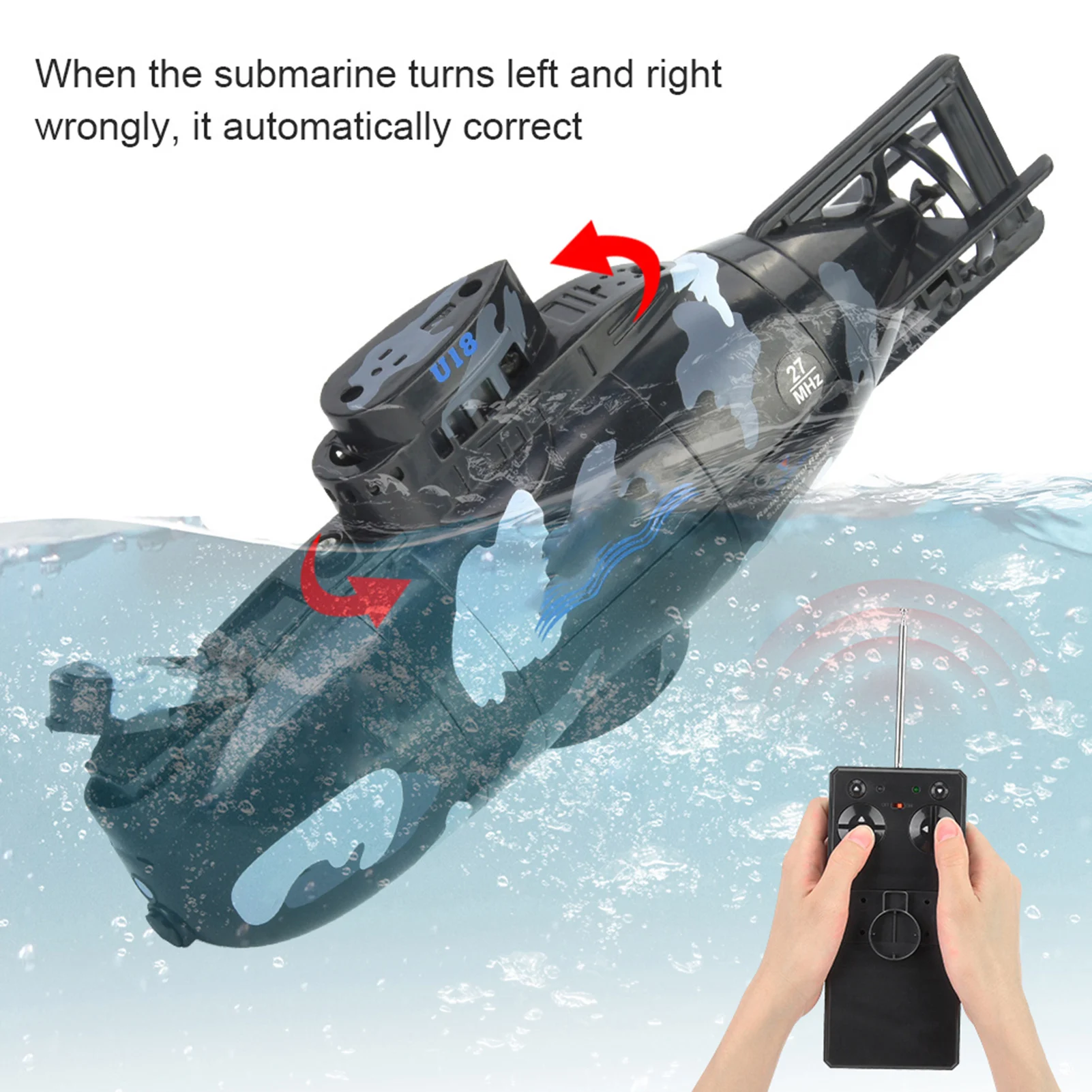 เรือดำน้ำจำลอง6ช่อง, โมเดลเรือดำน้ำขนาดเล็กทหารควบคุมระยะไกลโมเดลเรือดำน้ำขนาดเล็ก6ช่อง