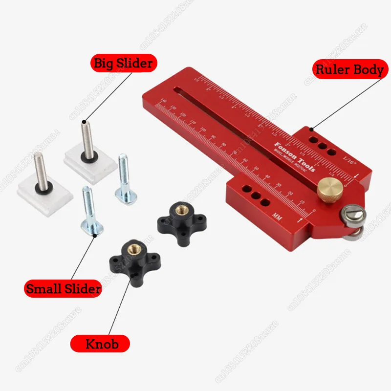 Imagem -03 - Table Saw Guide Jig Thin Rip Jig Localizador para Repetição Cortes de Tira Estreita Funciona com Mesa Saw Router Band 90 mm 140 mm 1pc