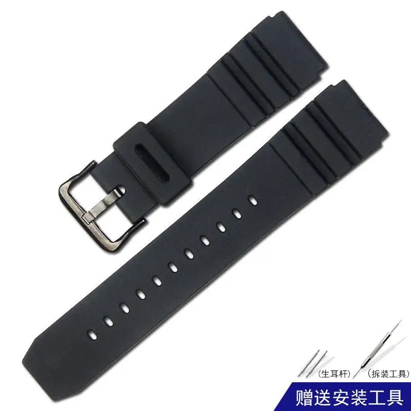 For Casio Strap Resin AMW-360/MTH-3050/MDV-106 Swordfish Men\'s 22mm Raised Mouth Watchband Accessories