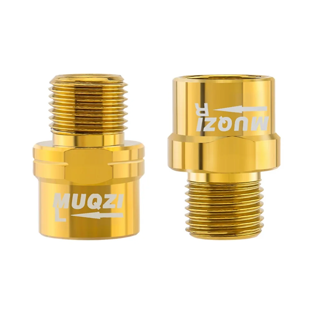 

1 Pair Alloy Pedal Extender 9/16 Wear Resistant Bike Pedal Axle Extenders 16MM Stable Bicycle Pedal Extension Bolts