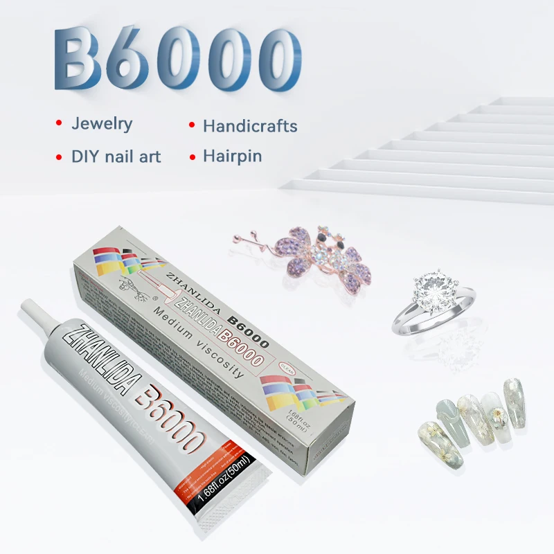 B6000 15ml 25ml 50ml 110ml Liquid Glue DIY Handmade Jewelry Rubber Wood Plastic Diamond Glue Epoxy Resin Adhesive