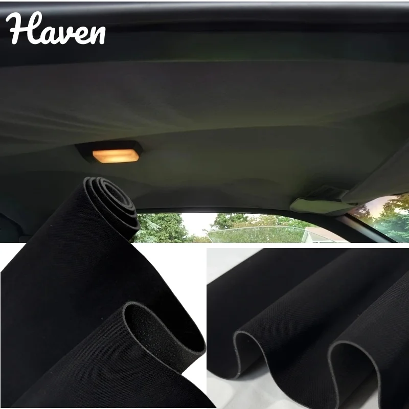 

Non Sticky Mesh Car Headliner Fabric with Foam Backing Auto Interior Replacement Material Noise Reduction Vehicle Upholstery