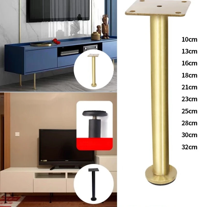 ขาตู้ทีวี 4 ชิ้น ขาตั้งตู้โลหะ ขาตู้ห้องน้ำ ขาเฟอร์นิเจอร์ ขาโต๊ะกาแฟ ขาโซฟา สแตนเลสปรับระดับได้