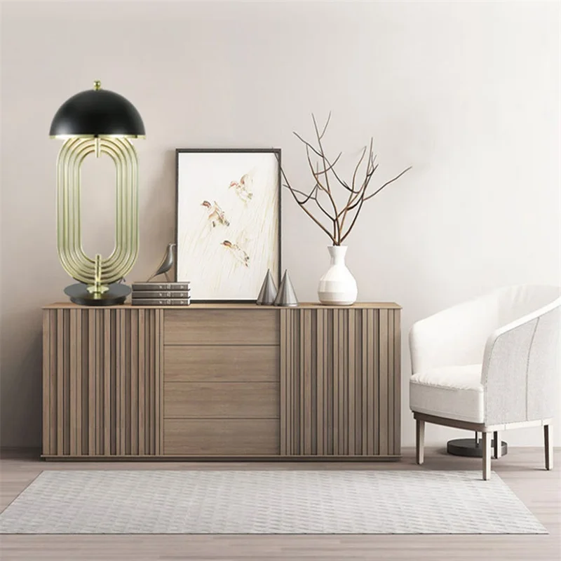 BERTH Modern LED Lamp Table Design E27 Black and Gold Creative Desk Light Home Decorative For Foyer Living Room Office Bedroom