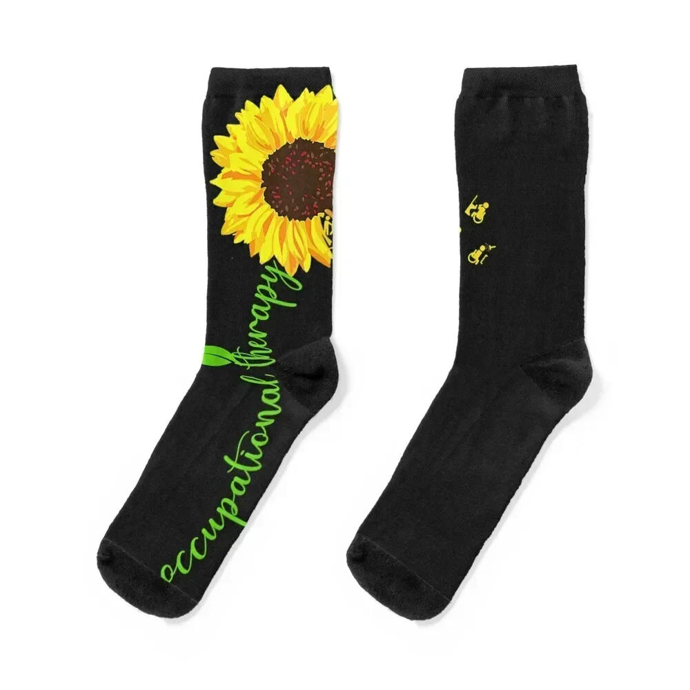 

Sunflower Occupational Therapy Costume OT Therapist TShirt173 Socks men cotton high quality fashionable Socks Female Men's