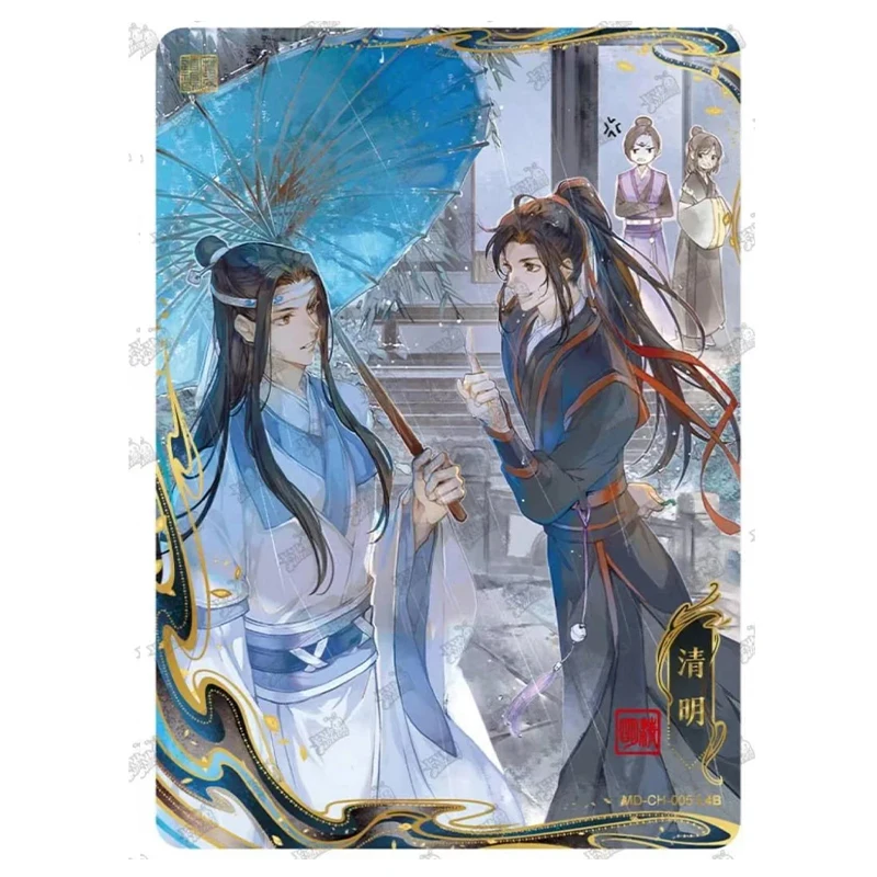 Original KAYOU Animation MoDaoZuShi Cards CH card Drunk Dreams Wei Wuxian Lan Wangji Signature Card Collection Card Master Devil