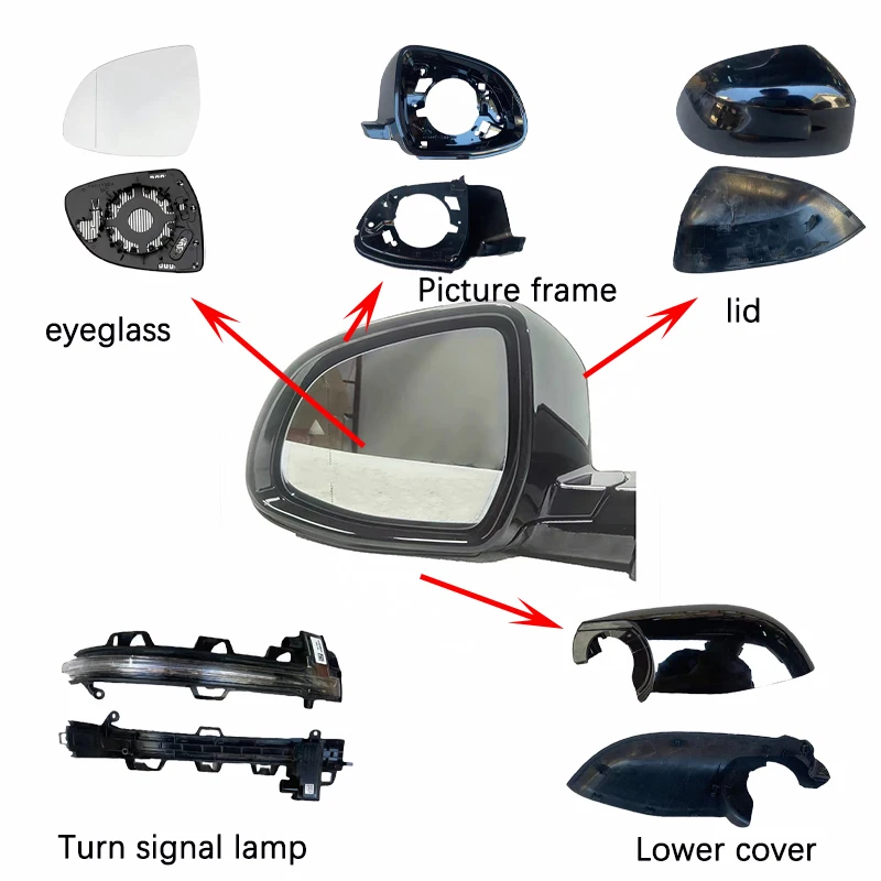 

Car Side Wing Mirror Frame For BMW X3 G01 X4 G02 X5 G05 X6 G06 Replacments Parts Car Accessories Exterior Housing Trim Caps Auto