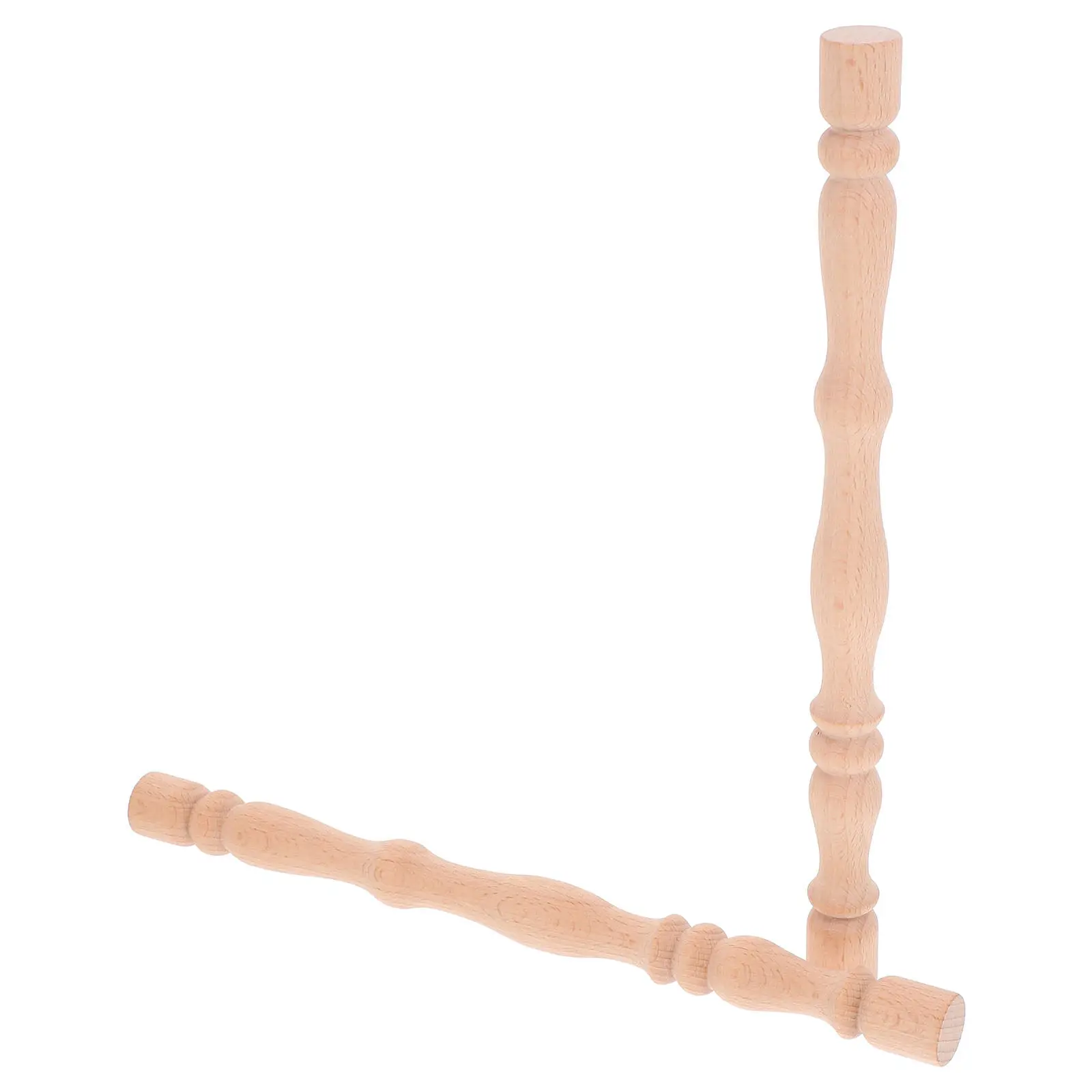 2Pcs Solid Wood Roman Column Pillars Wooden Spindles for Home Decor Corridor Banister Furniture Legs Classic DIY Crafts
