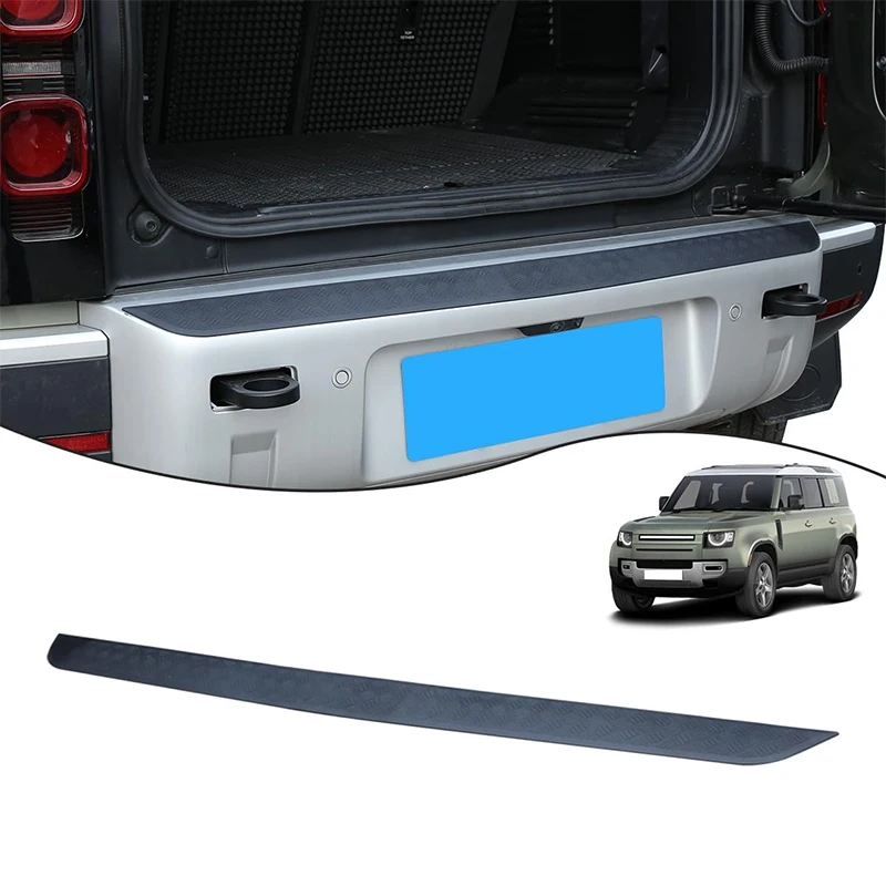 

Car Trunk Door Sill Plate Protector Cover Rear Bumper Anti-Scratch Guard Trim For Land Rover Defender 90 110 130 2020-2025