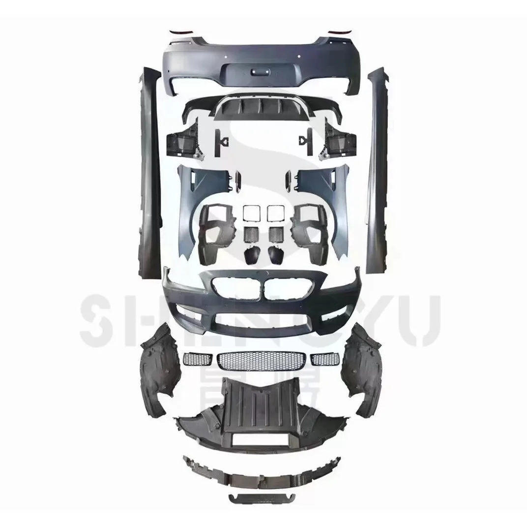 

Комплект кузова содержит передний и задний бампер с решеткой и боковой юбкой для 6 серий F06 2011-2020, обновление до модели M6