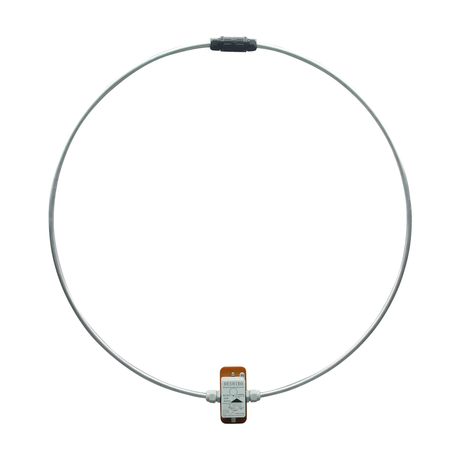 New TZT WV-601 Aluminum Ring 0-999MHz Receiving Wideband Passive Loop Antenna for LW/SW/MW/FM/VHF/UHF/AIR