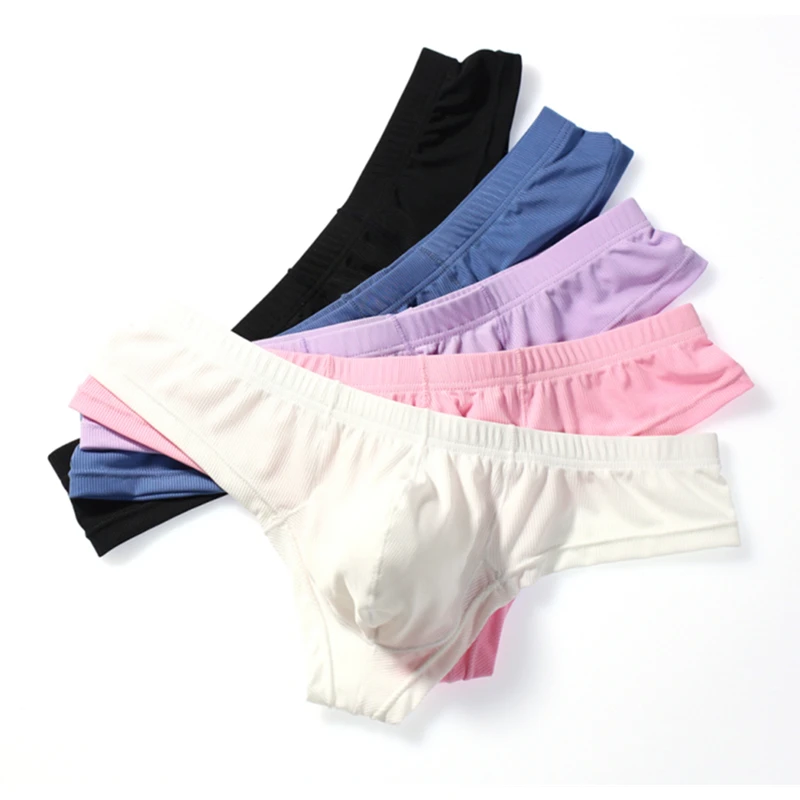 Sexy Boxer Shorts Underpants Men Ice Silk Boxers Underwear Bulge Penis Pouch Man Panties Shorts Boxer Trunks Hombre Boxershorts