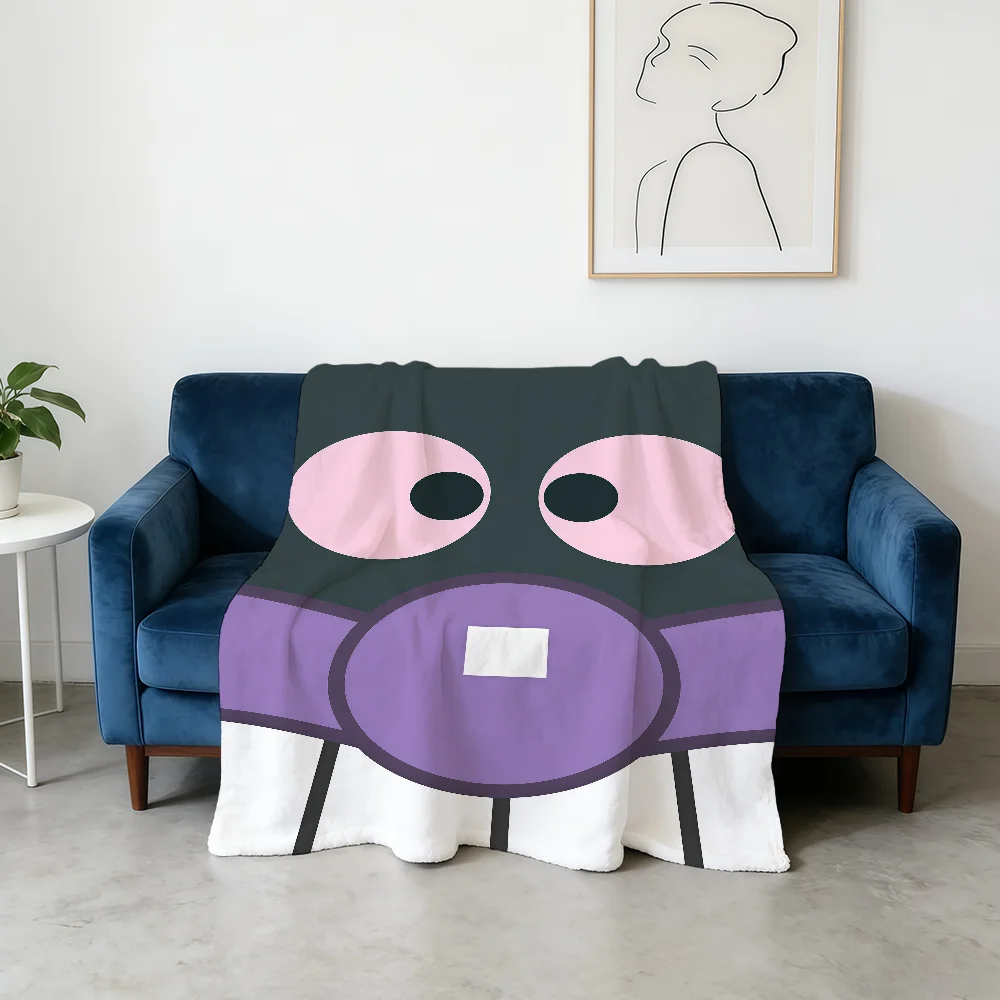 Cartoon A-Anpanman-ES Blanket Flannel Warm Soft Throw Blanket For Room Sofa Childish Birthday Gifts