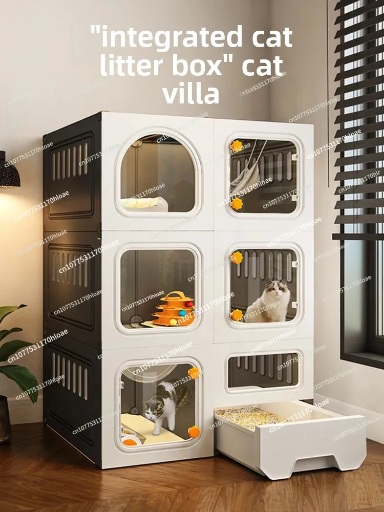 Indoor Super Large Free Space Autumn and Winter Cat Villa Cat Cabinet Cat Nest