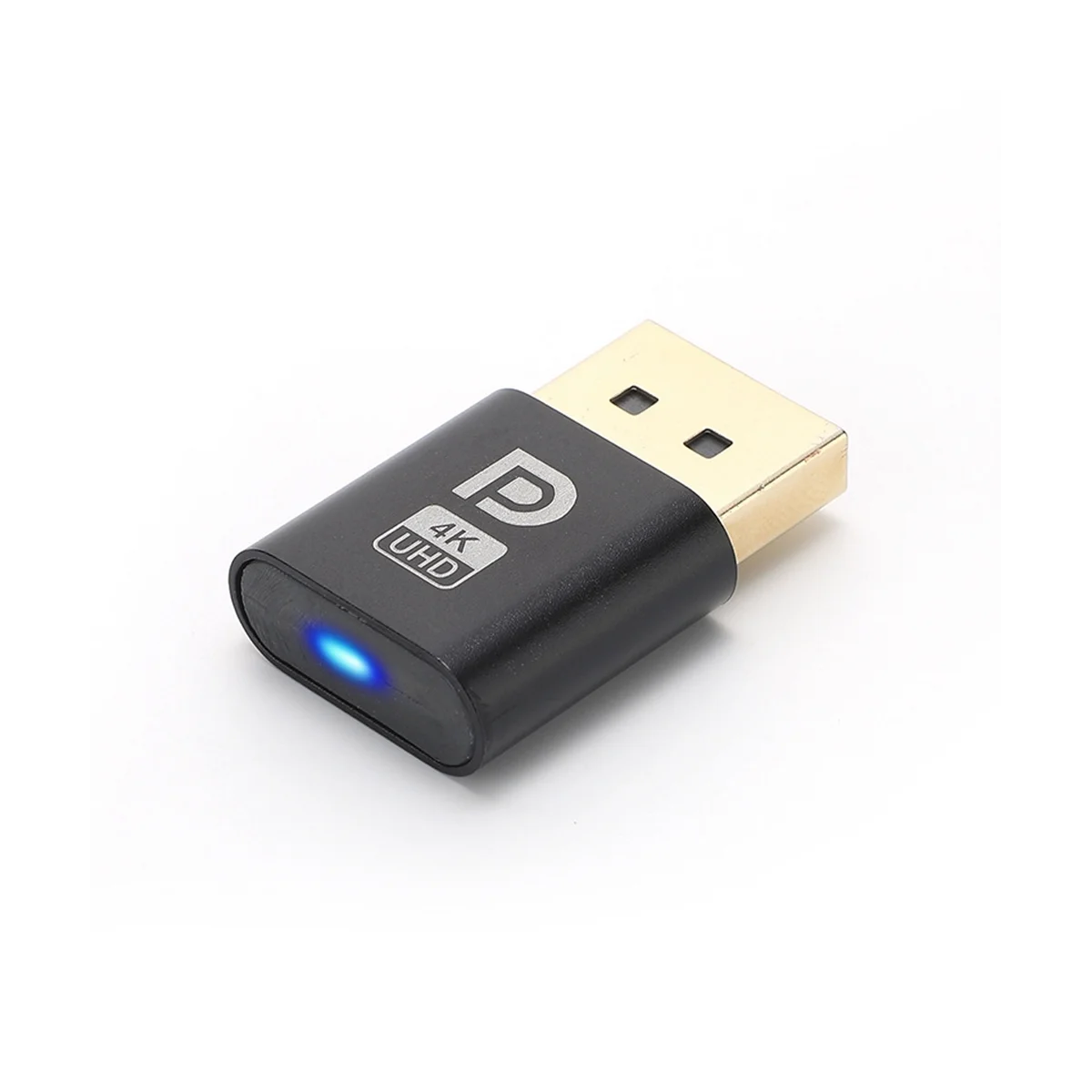 محول عرض افتراضي DP قابس وهمي Displayport ، محاكي شبح بدون رأس ، بطاقة فيديو رسومات PC ، edide ، 4K