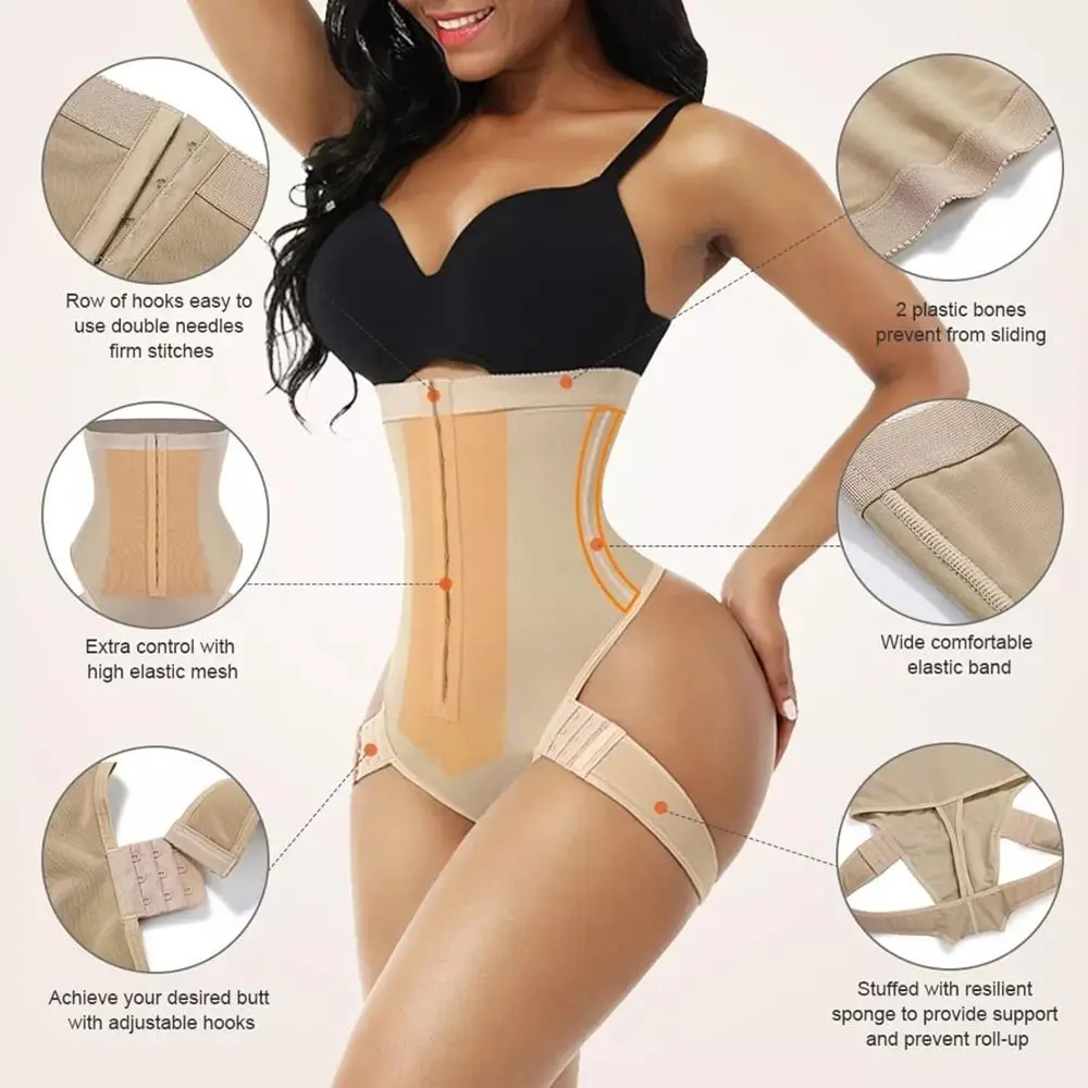 2-in-1 Peach Butt Curvy Tummy Shaper Lighthemind Waist Trainer con Butt Lift Shapewear Tummy Control Butt Lifting