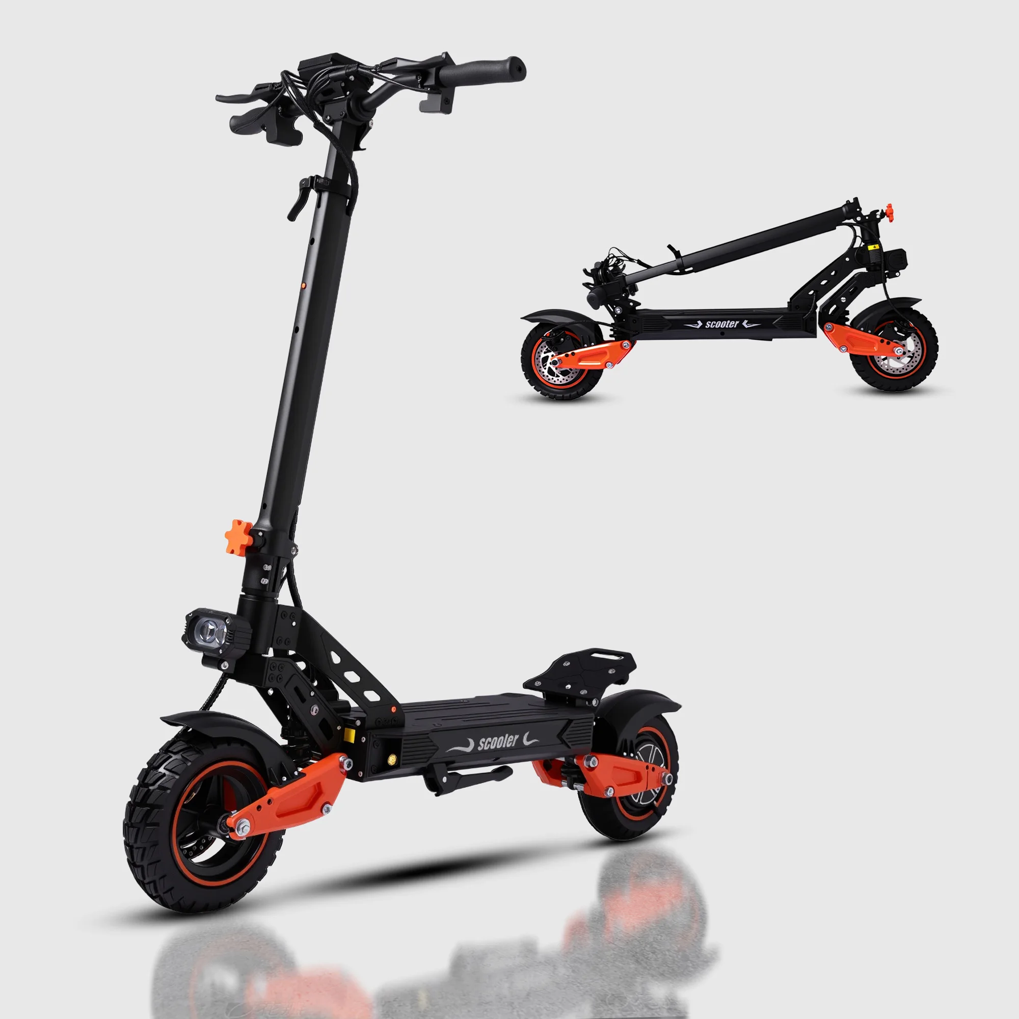 

40MPH Top Speed，K11 Adult 1200W Electric Scooter,48V21AH Battery., 11-inch Off-Road Tires Sport Folding EScooter For Commuting